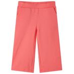 vidaXL Kinderbroek met wijde pijpen 116 koraalkleurig, Verzenden, Nieuw