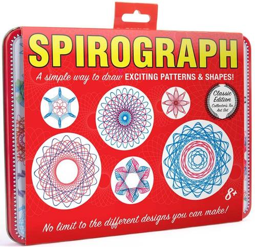 Spirograph speelgoed retro tin set  van €22,99 voor €18,39, Kinderen en Baby's, Speelgoed | Overig, Ophalen of Verzenden