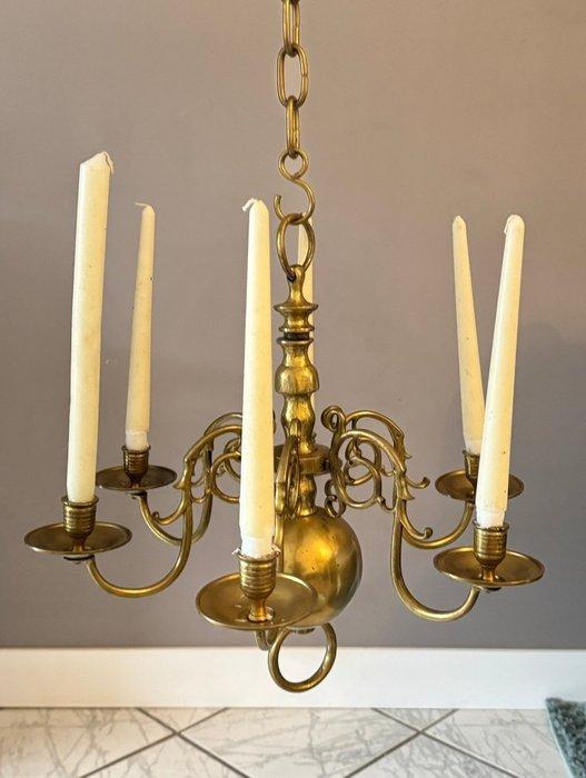 Kroonluchter - Messing, Antiek en Kunst, Antiek | Overige Antiek