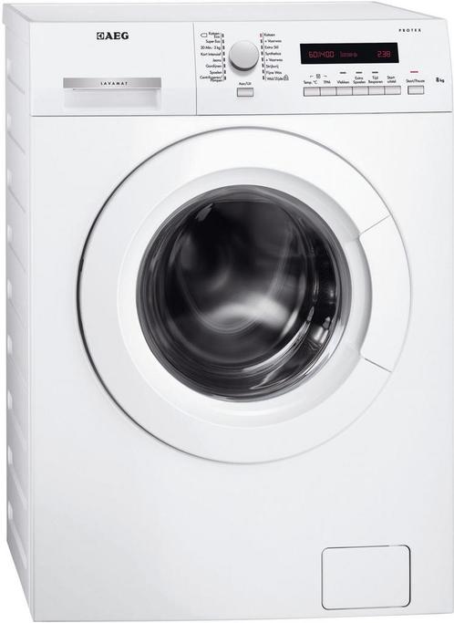 Aeg L73480fl Wasmachine 8kg 1400t, Witgoed en Apparatuur, Wasmachines, Zo goed als nieuw, Voorlader, 85 tot 90 cm, Ophalen of Verzenden