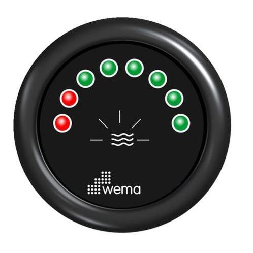 Wema tankmeter Water 8 LED, Watersport en Boten, Bootonderdelen, Nieuw, Ophalen of Verzenden