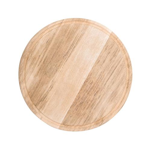 GGM Gastro | Houten pizzabord - Ø 300mm - met sapgroef |, Huis en Inrichting, Keuken | Servies, Effen, Nieuw, Bord(en), Verzenden