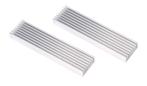 Aluminium heatsink 100x20x6mm - 2 stuks, Hobby en Vrije tijd, Elektronica-componenten, Verzenden, Nieuw