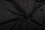Goedkope velours stof zwart!, Hobby en Vrije tijd, Stoffen en Lappen, 200 cm of meer, Nieuw, Polyester, Ophalen of Verzenden