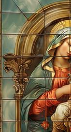 CAMILART.ES_(2002) - ANDALUSIAN TILES MADONNA & CHILD #4 -