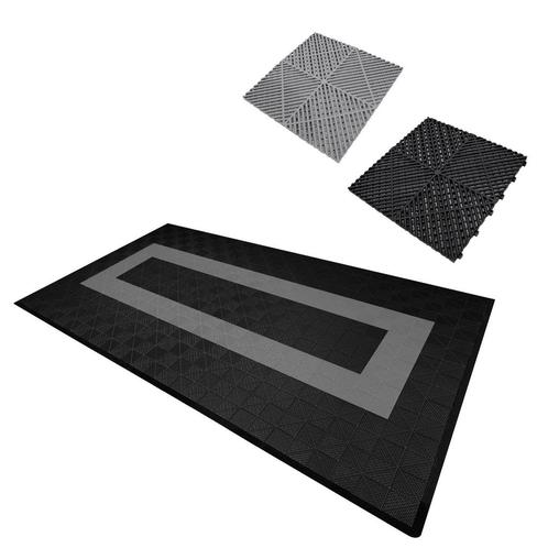 Geventileerde kliktegels zwart en grijs 3,2m x 6m voor, Doe-het-zelf en Verbouw, Ventilatie en Afzuiging, Verzenden
