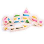 TickiT - 24 Regenboogblokken Hout, Nieuw