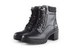 Mustang Veterboots in maat 40 Zwart | 10% extra korting, Kleding | Dames, Schoenen, Verzenden, Zwart, Overige typen, Zo goed als nieuw