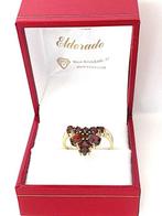 Ring - 14 karaat Geel goud Granaat - Granaat, Sieraden, Tassen en Uiterlijk, Nieuw