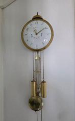 Comtoise klok - Warmink Hollywood Regency Messing,, Antiek en Kunst, Antiek | Klokken