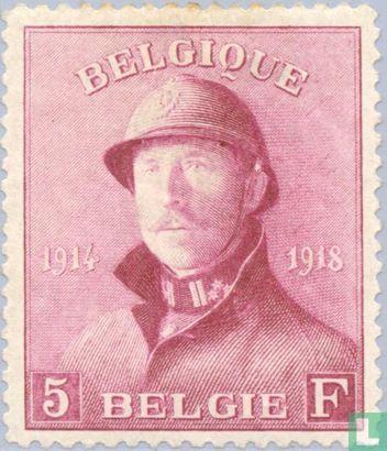 België - Koning Albert I (met helm) - 1919, Postzegels en Munten, Postzegels | Europa | België, Postfris, Verzenden