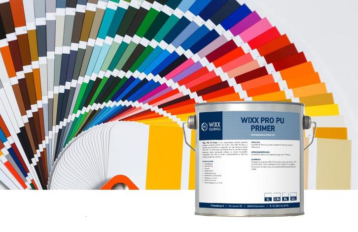 Wixx PRO PU Primer Mengkleur 20L, Doe-het-zelf en Verbouw, Verf, Beits en Lak, Verf, Overige kleuren, Nieuw, 15 tot 20 liter, Verzenden
