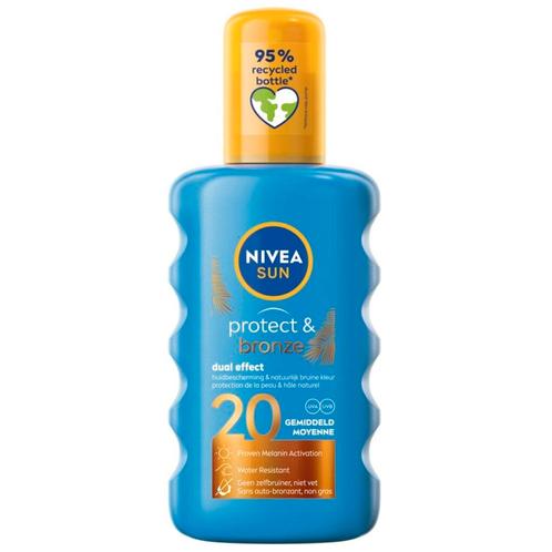 NIVEA Sun Protect & Bronze SPF20 Zonnespray, Sieraden, Tassen en Uiterlijk, Uiterlijk | Lichaamsverzorging, Nieuw, Verzenden
