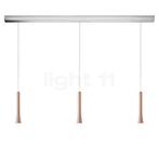 Oligo Rio Hanglamp 3-lichts LED, koper (Hanglampen), Huis en Inrichting, Lampen | Hanglampen, Verzenden, Nieuw