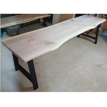 Eettafel met Boomstamblad, Boomstamtafel, Tafel Voor € 349 beschikbaar voor biedingen