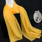 Lichtgewicht gele sjaal, Kleding | Dames, Mutsen, Sjaals en Handschoenen, Nieuw, Verzenden