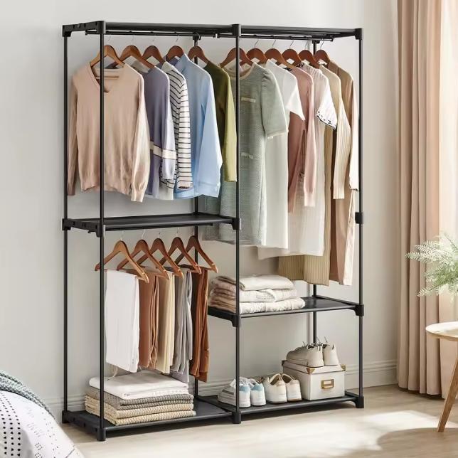 Open Kledingkast met 3 Roedes en Planken  Vrijstaand en Ruim, Huis en Inrichting, Kasten | Overige, Nieuw, Verzenden