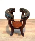 Stoel - Hout - Antieke handgemaakt kruk, Antiek en Kunst