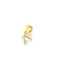 Hanger - 18 karaat Geel goud - 3.01ct. tw. Diamant