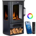 EVIQ Elektrische Sfeerhaard Toronto - Vrijstaand, Verzenden, Nieuw, Vrijstaande haard, Elektrische haard