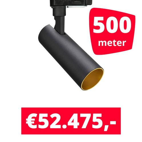 LED Railverlichting Meteora Zwart 500 spots + 500M rails, Zakelijke goederen, Kantoor en Winkelinrichting | Winkel en Inventaris