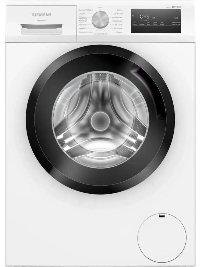 Siemens Wm12n128fr – Wasmachine – 8 Kg – 1200 Toeren –, Witgoed en Apparatuur, Wasmachines, Zo goed als nieuw, Voorlader, 85 tot 90 cm