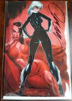 Black Cat #7 Virgin Exclusive - Signed by J.Scott Campbell, Nieuw