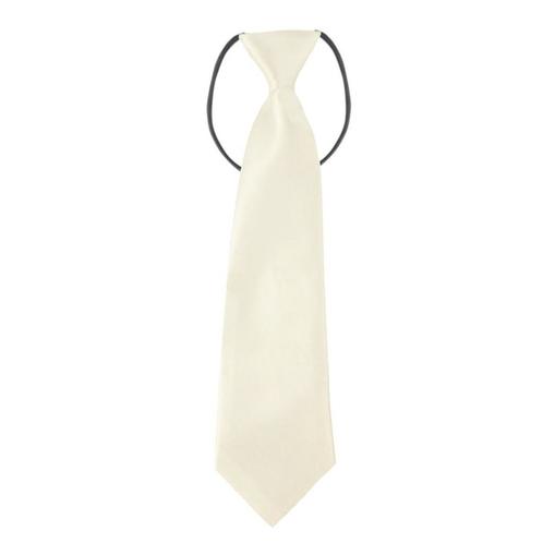 Fako Fashion® - Kinderstropdas - Effen - Elastiek - Crème, Kleding | Heren, Stropdassen, Verzenden