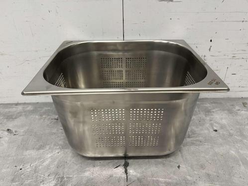RVS Geperforeerde gastronorm bak GN bak 1/2 Diepte 200 mm, Zakelijke goederen, Horeca | Keukenapparatuur, Nieuw zonder verpakking
