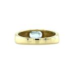 Gouden vintage ring met topaas 14 kt, Ophalen of Verzenden, Nieuw