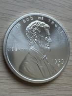 Verenigde Staten. Silver medal ND Lincoln Wheat Cent, 1 Oz, Postzegels en Munten