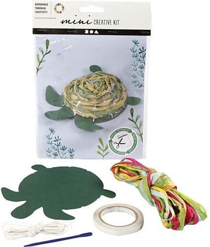 DIYkit Pakket Hobbyset Creative mini kit Schildpad, Hobby en Vrije tijd, Knutselen, Nieuw, Ophalen of Verzenden