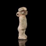 Oud-Egyptisch Geëmailleerde Samengestelde Pataikos Amulet
