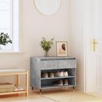 vidaXL Schoenenkast 70x36x60 cm bewerkt hout betongrijs, Verzenden, Nieuw