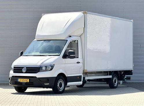 Volkswagen Crafter 35 2.0 TDI Bakwagen met laadklep, Auto's, Bestelauto's, Lease, Zwart, Handgeschakeld, Wit, Financial lease