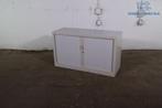 Roldeurkast | Tweedehands | Grijs | 1 legbord | LK259, Huis en Inrichting, Kasten | Roldeurkasten en Archiefkasten, Verzenden