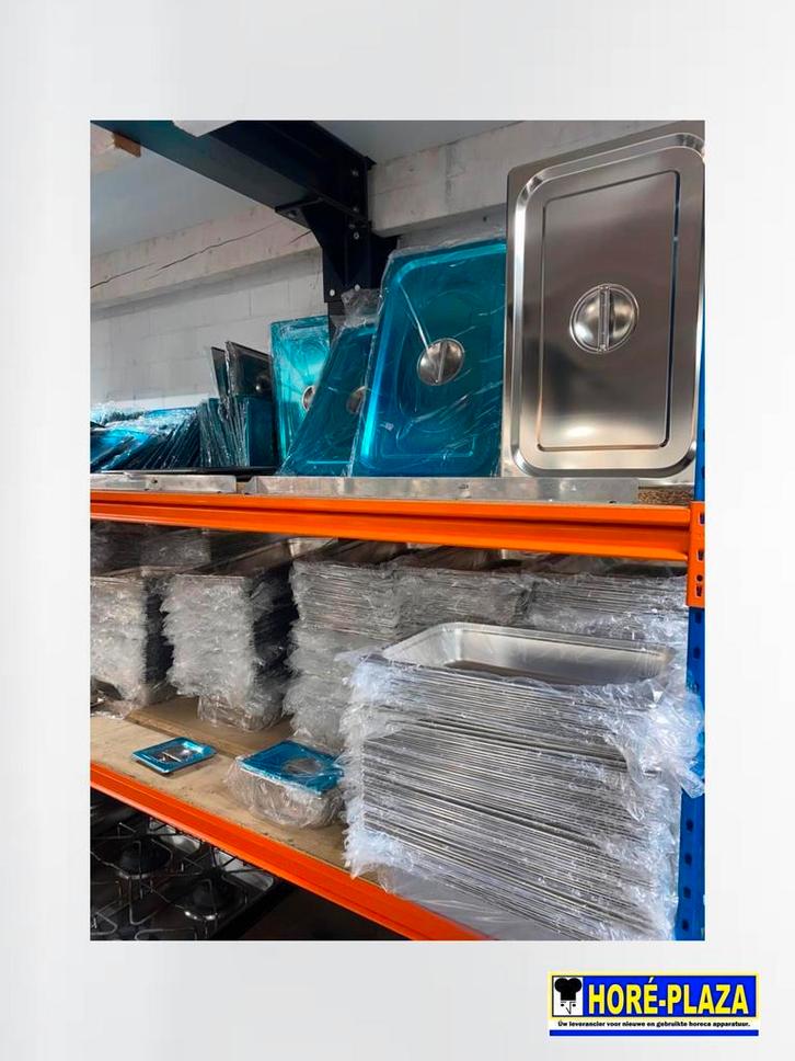 Foqun RVS Bakjes | Horeca Bewaarbakken | Diverse maten, Zakelijke goederen, Horeca | Keukenapparatuur, Nieuw in verpakking, RVS Meubilair