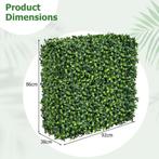 2dekans | coast Kunstplantenwand Kunst Buxus - Groen - 92 ×, Ophalen of Verzenden, Zo goed als nieuw