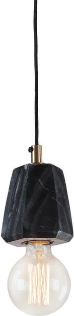 Kave Home Calpac - Hanglamp - Zwart Marmer - 9cm diameter, Verzenden