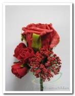 Corsage Roos Rood CPR114 Maatwerk corsage, Ophalen of Verzenden, Nieuw