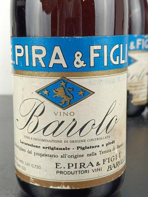 1969 E. Pira - Barolo - 3 Flessen (0.72L), Verzamelen, Wijnen