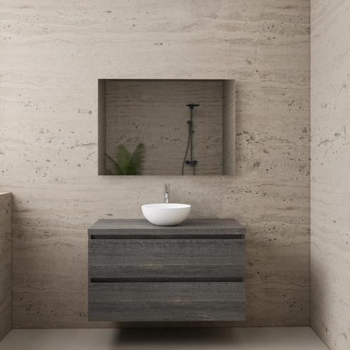 ACTIE BWS Badmeubel | Paris | Frey Oak | 100 cm | met, Doe-het-zelf en Verbouw, Sanitair, Bad, Nieuw, Ophalen of Verzenden