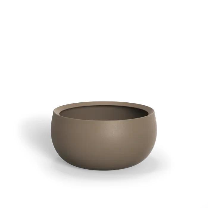 Polyester plantenbak Lora Ø80x40cm - Met bodem, Tuin en Terras, Bloembakken en Plantenbakken, 30 tot 60 cm, 60 tot 100 cm, Tuin