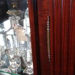 Hollandse mahonie Empire stijl vitrine ca 1880 met brons be, Ophalen of Verzenden