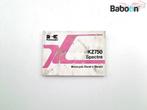 Instructie Boek Kawasaki Z 750 Spectre 1982-1983 (KZ750E), Motoren, Gebruikt