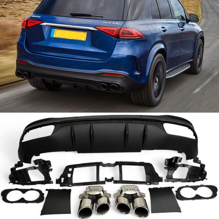 Sport Diffuser geschikt voor Mercedes V167 GLE-Klasse SUV me, Auto-onderdelen, Carrosserie en Plaatwerk, Nieuw, Ophalen of Verzenden