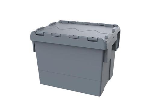Distributiebak 400x300x360 mm Nestbaar Stapelbaar Grijs,, Doe-het-zelf en Verbouw, Kratten en Dozen, Minder dan 40 cm, Minder dan 50 cm