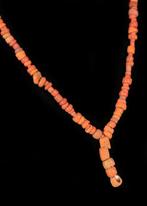 West-Aziatisch Oranje Hardsteen Kralenketting (Zonder