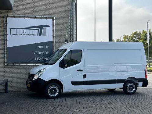 Renault Master T33 2.3 dCi L2H2*3-PERS*CAMERA*HAAK*2500KG.TR, Auto's, Bestelauto's, Lease, Zwart, Handgeschakeld, Wit, Financial lease