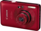Canon IXUS 100 IS Digitale Compact Camera - Rood (In doos), Verzenden, Zo goed als nieuw
